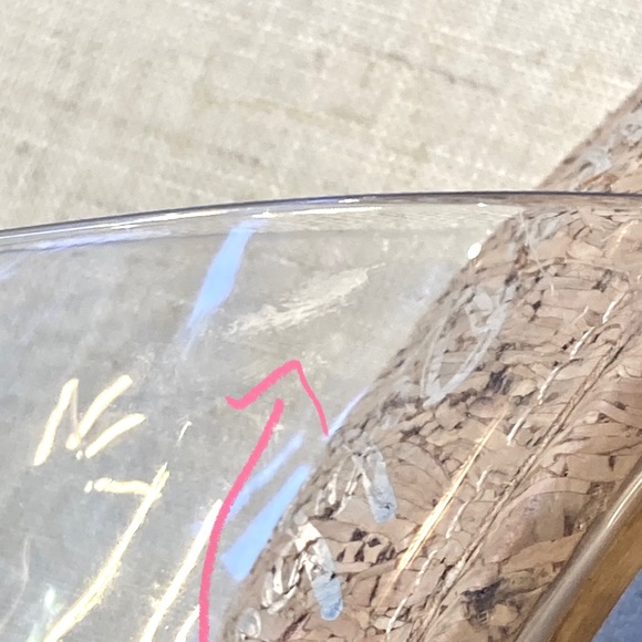 Cape Robbin Lemonade Crystal Clear Acrylic Wedge Heel - Picture 9 of 12